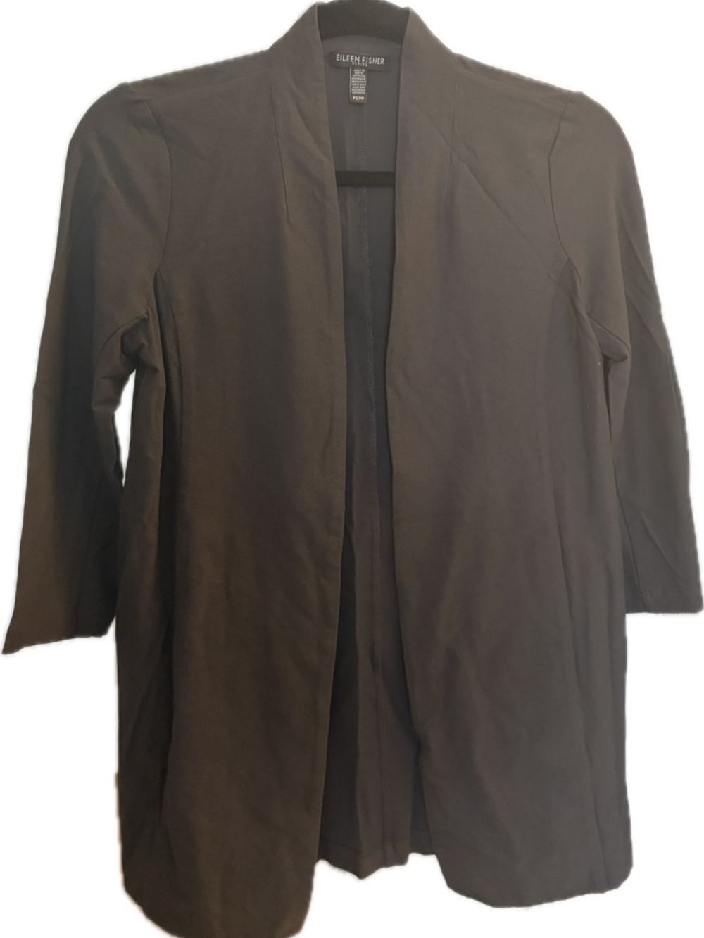 Eileen Fisher Open-Front Long Cardigan